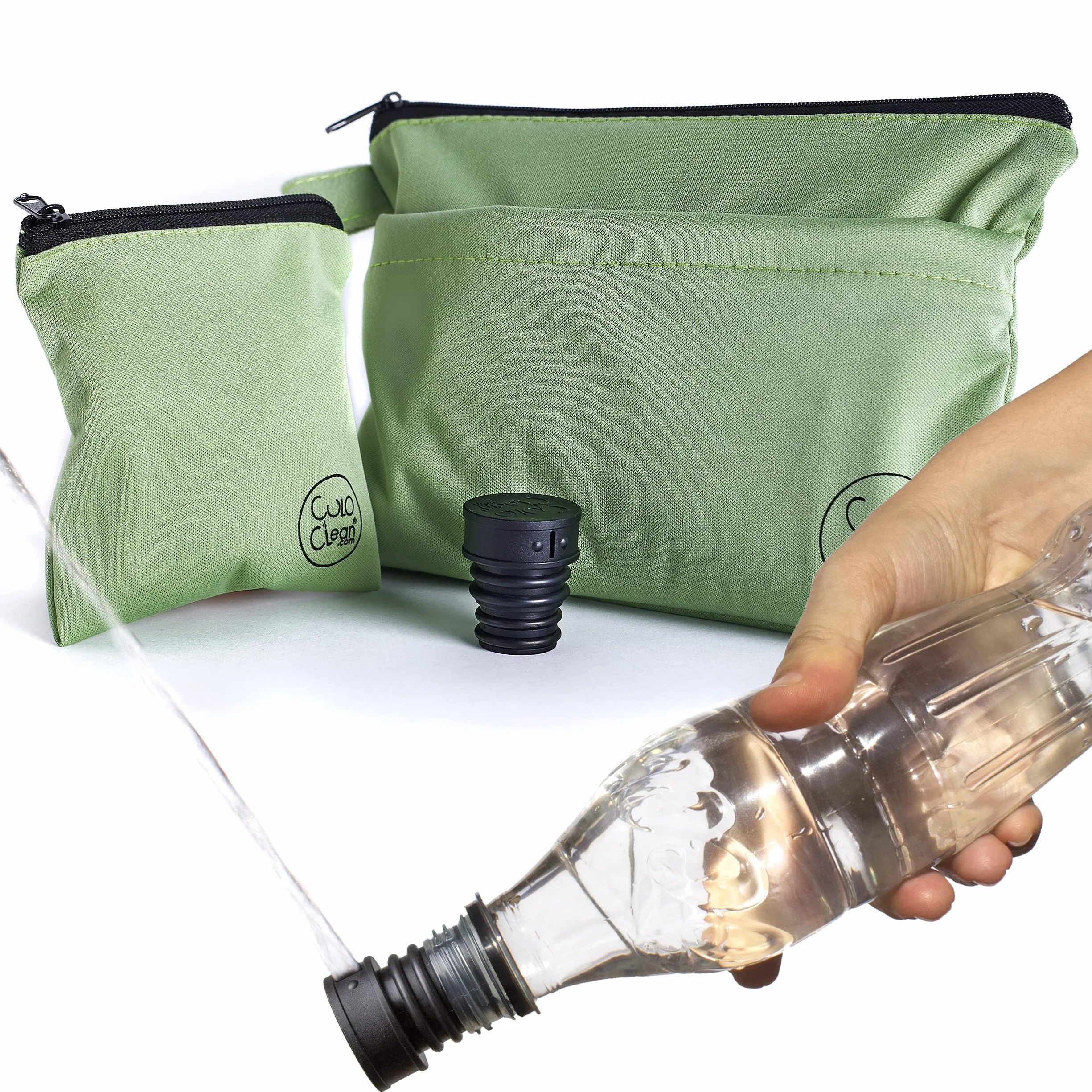 CuloClean - Borsa igienica per escursionismo + bidet portatile da viaggio, kit di igiene personale per escursionisti, senza lasciare traccia (LNT) durante le escursioni in campagna.